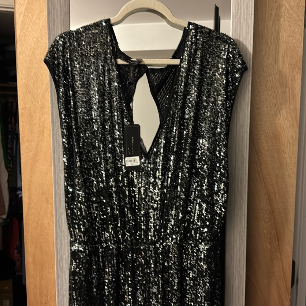 BCBG MAXAZRIA wide leg jumpsuit